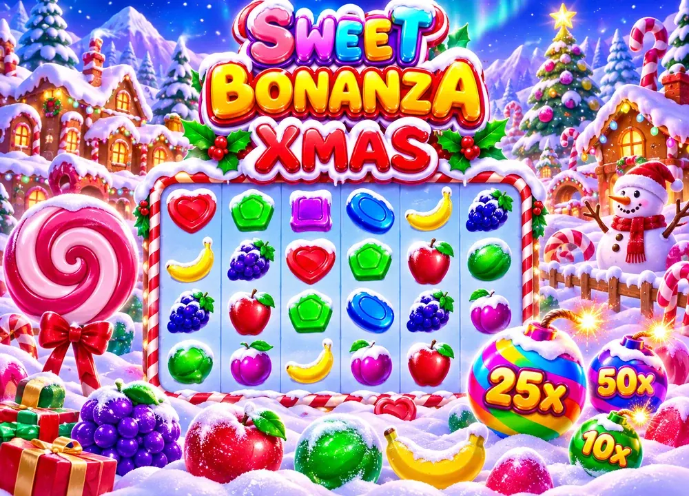 Sweet Bonanza Xmas için karlı şeker vadisi